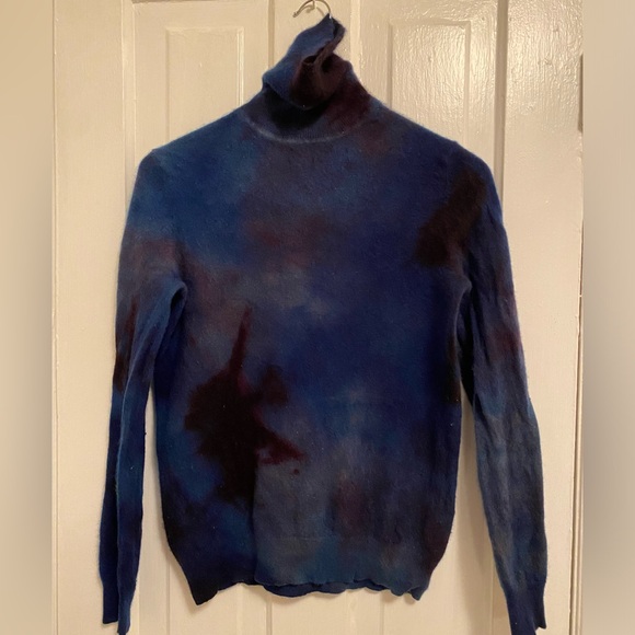 Lord & Taylor L 100% Cashmere Sweater hand dyed in T.O. by Courage My Love - Picture 3 of 7